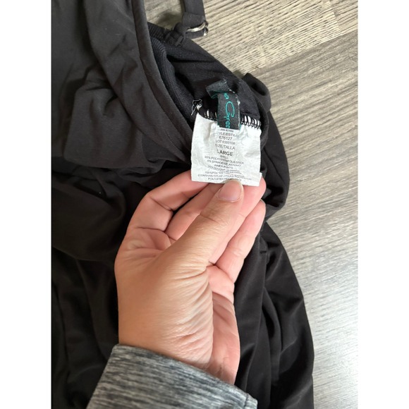 High Neck Swim Romper with Pockets One Piece Swimsuit - Aqua Green - Picture 2 of 2